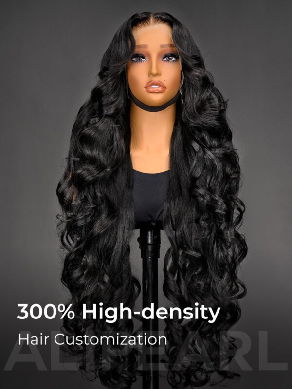 ocean_wave_human_hair_wig 40 Inches Layered Cut Ocean Wave 13x6 HD Lace Frontal Wig – 300% Density