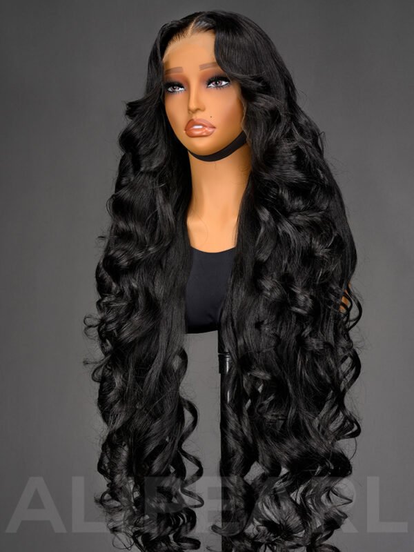 ocean_wave_lace_frontal_wig 40 Inches Layered Cut Ocean Wave 13x6 HD Lace Frontal Wig – 300% Density