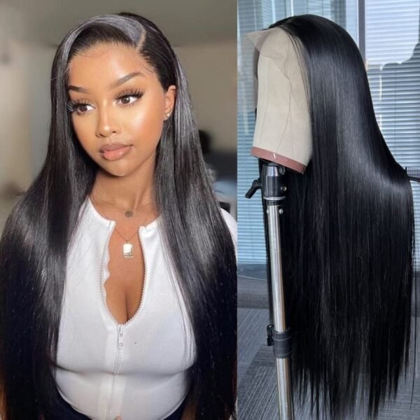 HD Lace Super Natural Silky Bone Straight Glueless 13x4 Frontal Lace Wig – 20" | 100% Human Hair