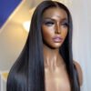 HD Lace Super Natural Silky Bone Straight Glueless 13x4 Frontal Lace Wig – 20" | 100% Human Hair