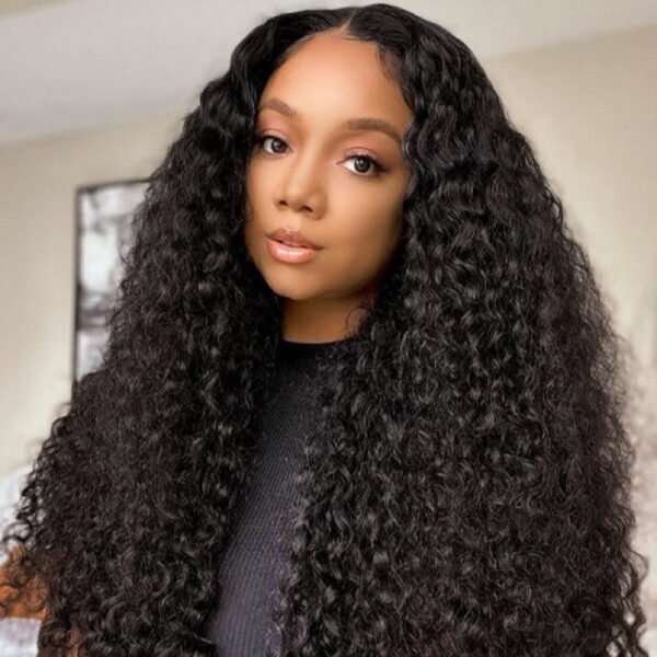 Glueless Curly 13x4 Frontal Human Hair Wig