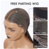 Silky Straight 13x4 Lace Frontal Bob Wig – 180% Density