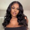 Super Double Drawn Raw Wave 13x4 Frontal Wig – 18”