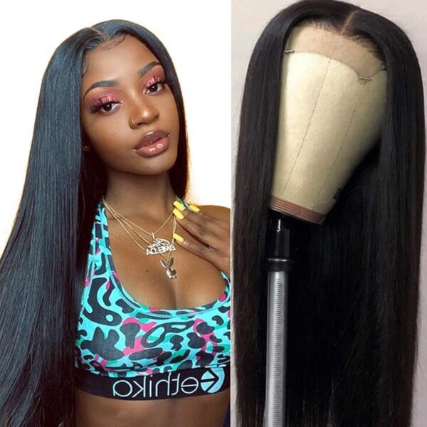 Naija Tiwa 300% Raw 4x4 Closure Straight Wig