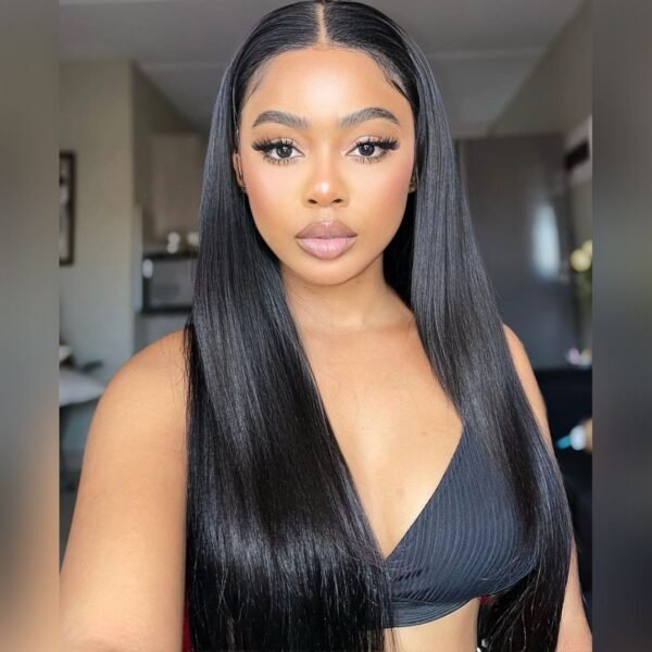 300% Density Bone Straight 13x4 Lace Frontal Wig