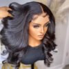 Naija Ronke 300% Raw Wavy 4x4 Closure Human Hair Wig