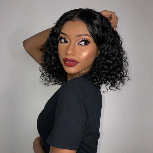 Glueless Water Wave 4x4 Closure Human Hair Wig