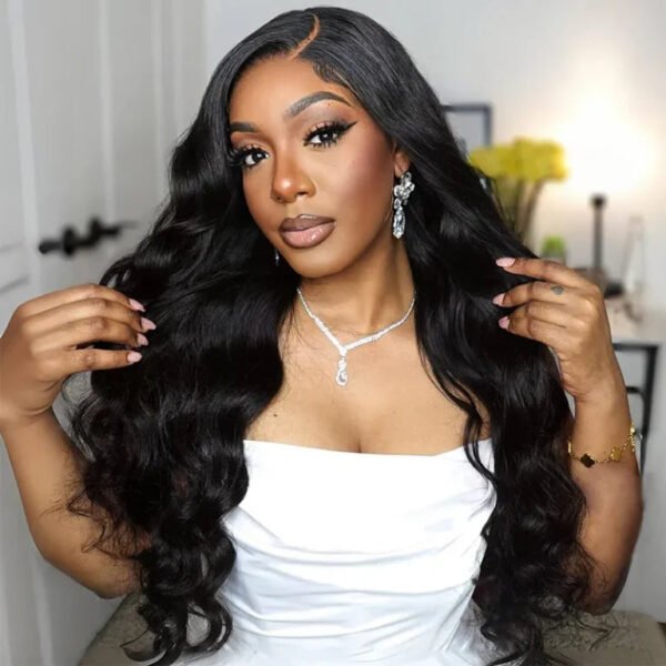 Naija Raw Wavy 13x4 Frontal Human Hair Wig